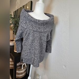 Express Women's Oversized Sweater Cowl Neck Wool Blend Sweater Size L